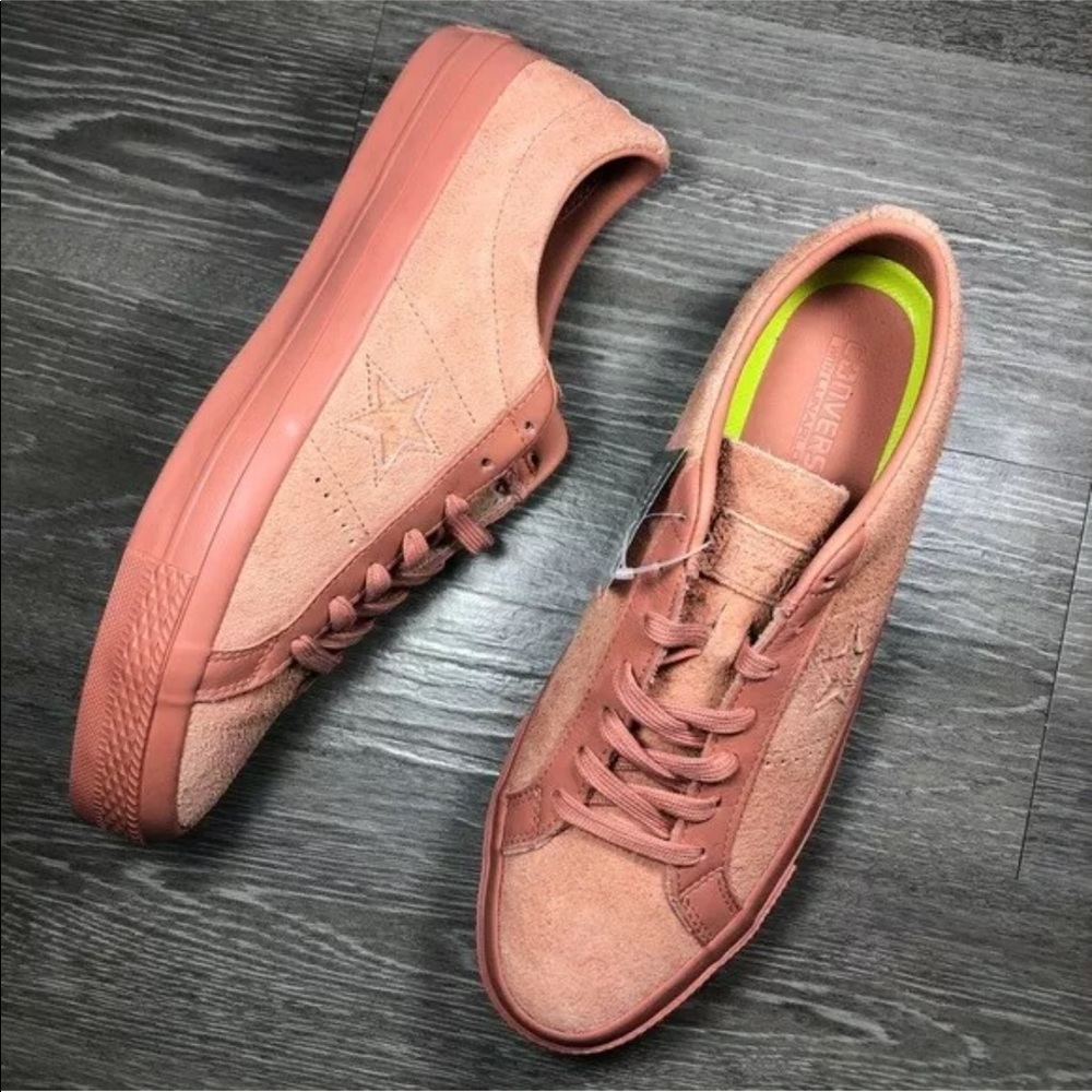 NEW 🤩 CONVERSE ONESTAR NUBBY SUEDE BLUSH PEACH